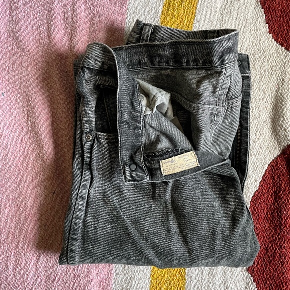 Vintage Wrangler Black Acid-Washed Jeans (36x30) - Picture 3 of 4